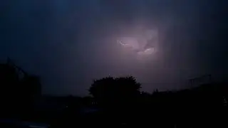Lightning in Wevelgem with Gopro Hero 10