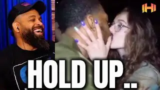 White Girl Kisses Black Guy in Front of Boyfriend Because Black Lives Matter