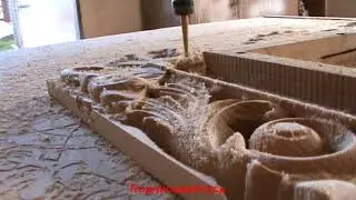 Рама для зеркала из ясеня на чпу