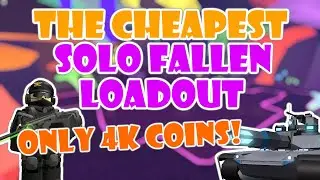 (4K COINS) THE CHEAPEST LOADOUT FOR SOLO FALLEN / Tower Defense Simulator