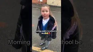 Adorable Girl’s ‘Adult’ Rant About Walking to School Will Make You Laugh!