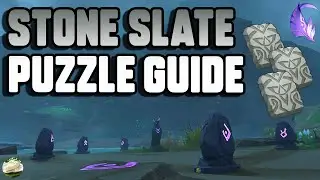 (Timestamped) Tsurumi Island Underground 7 Stone Slate Puzzle Guide - Genshin Impact 2.2