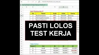 PASTI DITERIMA! Contoh Latihan Soal Excel Test Kerja Mudah Banget