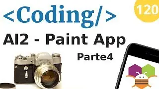 PaintApp con AppInventor - scattare foto  - Corso di Programmazione - Video 120
