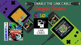 Dragon Dance (GBC, 2000) - 2p VS Mode - ENABLE THE LINK CABLE - competitive Pong with a twist (or 2)