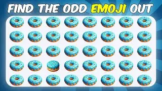 Find The Odd Emoji Out! | Emoji Quiz | This quiz improve your IQ Level | Easy, Medium, Hard