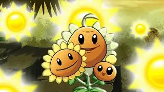 Triplets Sunflower! Sun Tower Demonstration | PvZ 2: SHUTTLE