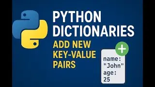 Python Dictionaries: Add New Key-Value Pairs & Build From Scratch!