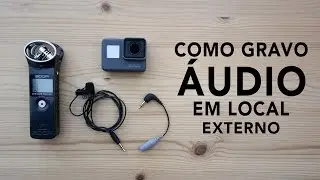 Como Gravo Audio em Local Externo