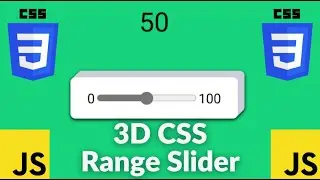 3D Isometric CSS Range Slider With Javascript Functionality