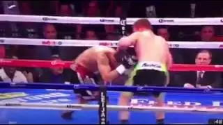 Canelo Kirkland Knockdown Slow Motion