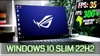 WINDOWS 10 SLIM 22H2: | Leve E Atualizada Para PC Fraco e Notebooks Antigos em  2023 🚀