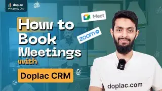 How To Book A Meeting and Event With Doplac CRM | Doplac #1 Agency CRM