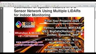 Estimation of Spatial Features in 3 D Sensor Network Using Multiple LiDARs for Indoor Monitoring