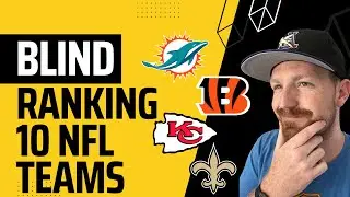 Blind Ranking 10 NFL Teams! #nfl #nflfootball
