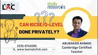 Can IGCSE/O-Level can be done Privately?