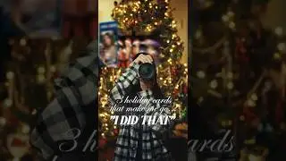 Make your holiday cards more ~memorable~ 😅