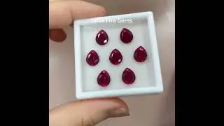 Pear cut corundum#corundum #ruby