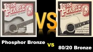 John Pearse (Phosphor Bronze VS 80/20 Bronze) Strings TEST