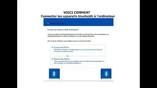 Connecter les appareils Bluetooth à l'ordinateur