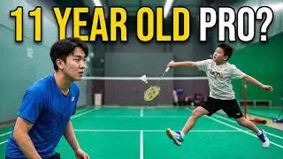 An 11 Year Old Beat Our Coach for a Yonex Nanoflare 800!