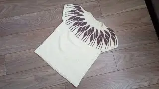 Летняя кофта.Кокетка укороченными рядами.