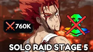 1 UNIT SOLO RAID STAGE 5 with NO TRAITS | Anime Last Stand