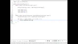Reverse Order of Array List (Java)