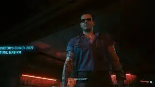 Cyberpunk 2077 - Takemura saves V's Life takes him to Vik!