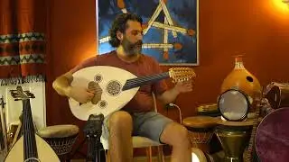 Turkish Oud with Guitar Pegs (Mahogany)
