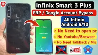 Infinix Smart 3 Plus FRP Bypass Android 9 | All Infinix FRP Bypass | FRP Bypass Infinix Smart 3 Plus