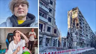 😥Ивангай на стриме Некоглая показал дом в Днепре, в который прилетела ракета