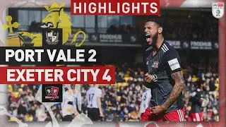 HIGHLIGHTS: Port Vale 2 Exeter City 4 (13/4/24) EFL Sky Bet League One