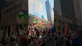 Free Palestine big rally in Toronto downtown.#short #shorts  #samsungs23ultra #freepalestine