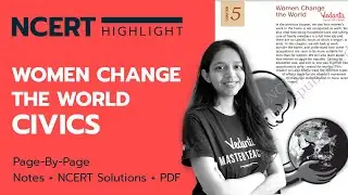 Women Change the World - Civics | Class 7 SST | Notes + NCERT Solutions + PDF | Surabhi Mam| Vedantu