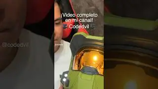 CÓMO es por dentro el casco de LUJO de MASTER CHIEF 👀 #shorts #halo #xbox #haloinfinite #unboxing