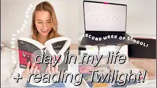 Day in my life college edition + a reading vlog ♡