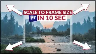 Fit Video to FRAME/SCREEN Size | Premiere Pro (2023)