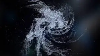 Royalty Free | After Effects Template | Spiraling Liquid Logo Reveal