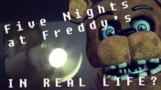 FIVE NIGHTS AT FREDDY'S IN REAL LIFE!!