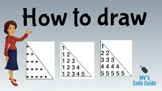 7.  How to draw patterns in Python  Part 7