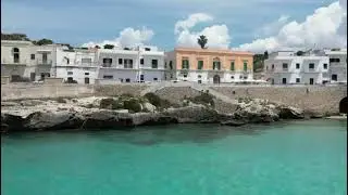 Апулия  Maria al Bagno Италия с дрона