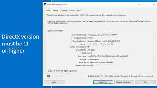 How to Check DirectX Settings