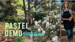 Free Pastel Demo of a Spring Garden