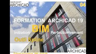 04-Outil Spline  ARCHICAD 19 الخط المنحني