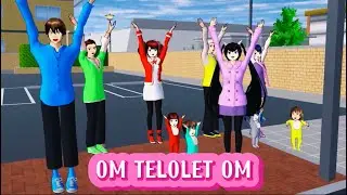 Om Telolet Om  versi sakura school simulator || om telolet