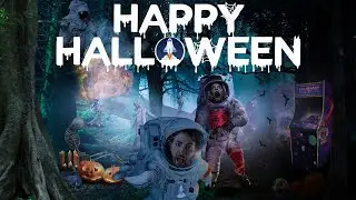 SPACEPORT HALLOWEEN SPEED ART