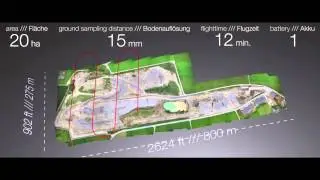 UAV / Drone demo flight /// AscTec Falcon 8 @ INTERGEO 2014