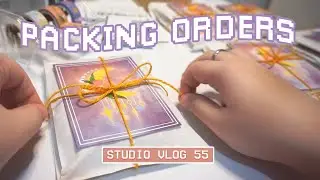 Studio Vlog 55 ✿ Packing Shop Update Orders | ASMR + Lofi Music ✿ Philippines