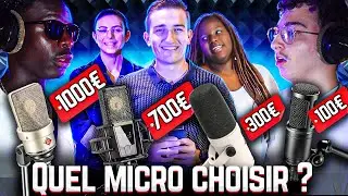 Quel est le meilleur micro ? 100 € VS 1000 € (vrai comparatif)